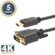 DVI-D / HDMI kábel • 5 m