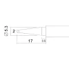 Pákahegy 28003-as pákához - 2 db / bliszter