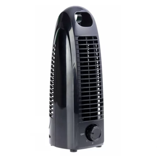 Opus 2 mini asztali ventilátor - 220-240V AC - 100 x 116 x 275 mm - fekete