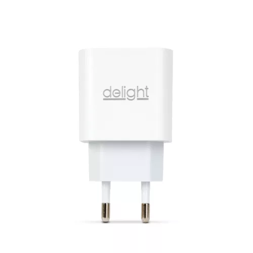 Adapter - Type-C - gyorstöltő, PD20W - fehér