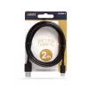 Adatkábel - USB Type-C - fekete - 2 m