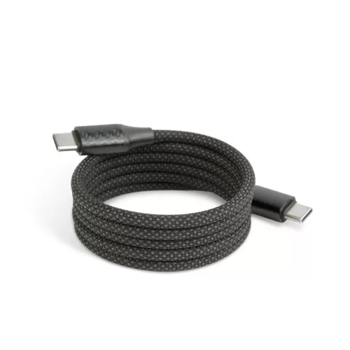 Adatkábel - Type-C / Type-C - mágneses - fekete - 1m - 3A - 60W