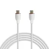 Adatkábel - Type-C / Type-C - fehér - 1 m - 3 A - 60 W