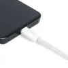 Notebook töltőkábel - adatkábel - Type-C / Type-C - fehér - 1 m - 5 A - 240 W