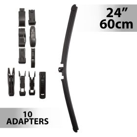 Ablaktörlő 24"/60 cm - 10 db adapterrel