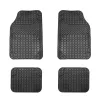 Univerzális autós gumiszőnyeg szett - 68 x 44 cm, 44 x 34 cm - PVC - fekete