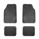 Univerzális autós gumiszőnyeg szett - 68 x 44 cm, 44 x 34 cm - PVC - fekete