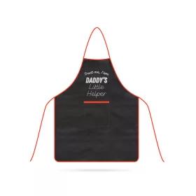 Grill kötény - gyerek méret - 44 x 60 cm - fekete