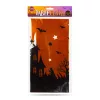 Halloween-i asztalterítő - alumínium hatású - 137 x 183 cm - kastély