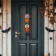 Halloween-i dekoráció - tök - akasztható - fa - 62 x 13 cm