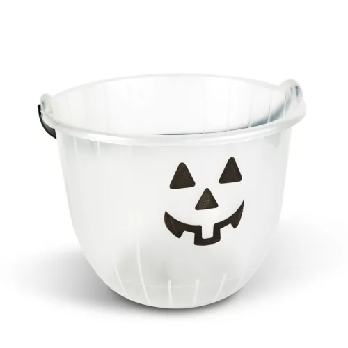 Halloween-i dekoráció - vödör - 2 féle - 20 x 16 cm