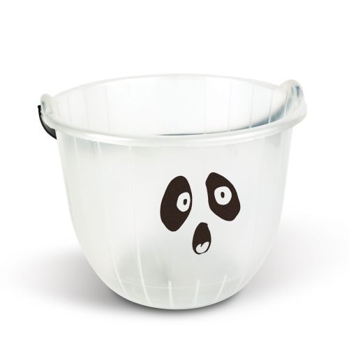 Halloween-i dekoráció - vödör - 2 féle - 20 x 16 cm