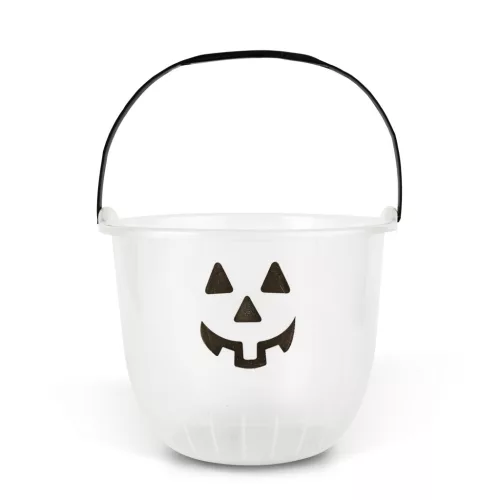 Halloween-i dekoráció - vödör - 2 féle - 20 x 16 cm