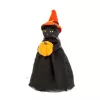 Halloween-i dekoráció - szellem, macska, tökfej - 21 cm