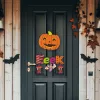 Halloween-i dekoráció - tök  - akasztható - 45 x 23 cm