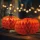 Halloween-i dekoráció - tök lampion - papír - 25/30 cm - 2 db / csomag