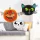 Halloween-i dekoráció - lampion szett - tök, macska, koponya - papír - 20 cm - 3 db / csomag