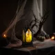 Halloween-i világító dekoráció - tök - sárga LED - 17,5 x 6,3 x 6,3 cm - 3 x LR44