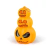 Halloween-i világító dekoráció - tök - melegfehér LED - 12 x 7,5 cm - 3 x LR1130