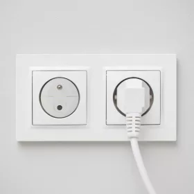   Konnektorvédő vakdugó szett - SK / CZ - műanyag - fehér - 6 db / csomag