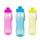 Sport kulacs - műanyag, átlátszó - 750 ml - 3 színben