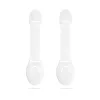 Biztonsági gyerekzár ajtóra - 21 cm - öntapadós - fehér - 2 db / csomag