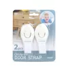 Biztonsági gyerekzár ajtóra - 21 cm - öntapadós - fehér - 2 db / csomag