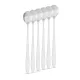 Rozsdamentes acél kávéskanál / latte macchiato kanál - 186 x 30 mm - 6 db / csomag