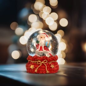 Karácsonyi hógömb - 4 féle - 12 db / display