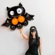 Halloween lufi - denevér - 10 db / csomag