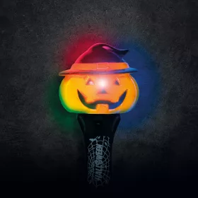 Halloween-i LED lámpa - tök - elemes