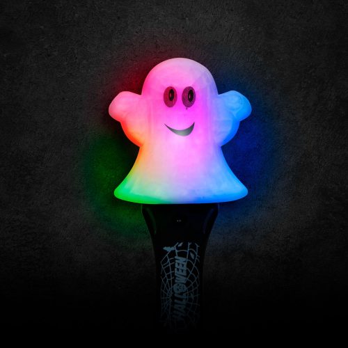 Halloween-i LED lámpa - szellem - elemes