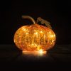 Halloween-i világító tök - 10 microLED - elemes