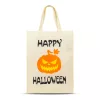 Halloween-i ajándéktáska - 30 x 40 cm - "Happy Halloween" tök