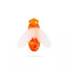 LED szolár fényfüzér - méhecske - 2,3 m - 20 LED - melegfehér