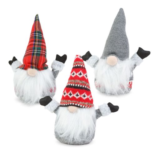 Karácsonyi skandináv manó - 20 x 8,5 x 25 cm - 3 féle