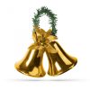 Karácsonyi dekor - harang - arany színben