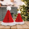 Karácsonyi dekor - 3D, papír - mikulássapka lampion