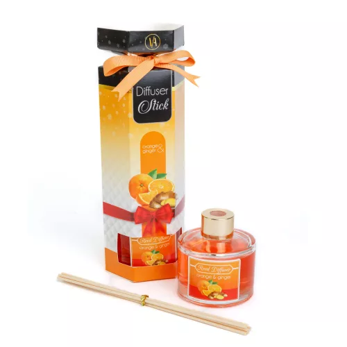 Pálcikás illatosító - narancs & gyömbér - 100 ml