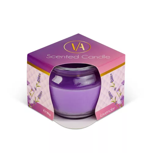 Illatgyertya - levendula - 70 g
