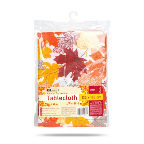 Őszi dekoráció - asztalterítő - flanel - 132 x 178 cm