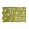 Őszi dekoráció - alátét - filc, zöld - 44,5 x 28,5 cm