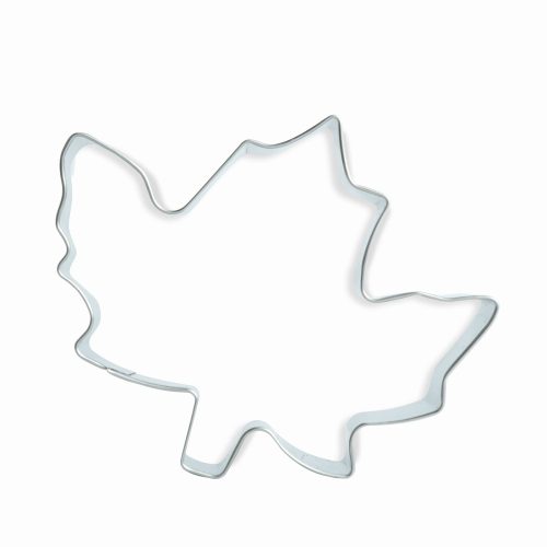 Sütikiszúró szett - levél és tök - fém - 8 cm - 2 db / szett