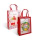 Karácsonyi ajándéktáska - 24 x 19,5 x 9,5 cm - 2 féle