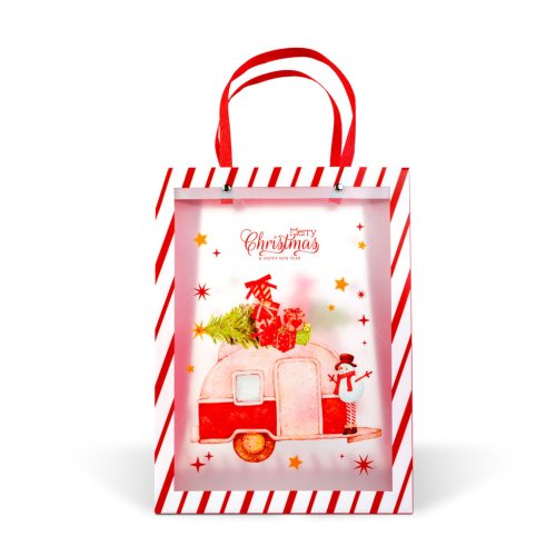Karácsonyi ajándéktáska - 32 x 25 x 11 cm - 2 féle