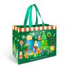 Karácsonyi ajándéktáska - 31 x 25 x 17 cm - 4 féle