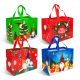 Karácsonyi ajándéktáska - 31 x 25 x 17 cm - 4 féle