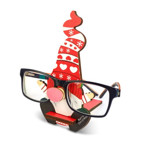 Karácsonyi dekoráció - asztali szemüvegtartó - 14 x 10 cm - 4 féle