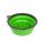 Összenyomható etetőtál - habzsolásgátlóval - zöld - 1000 ml
