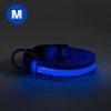 LED-es nyakörv - akkumulátoros - M méret - kék